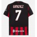 AC Milan Santiago Gimenez #7 Hjemmedrakt 2025-26 Kortermet